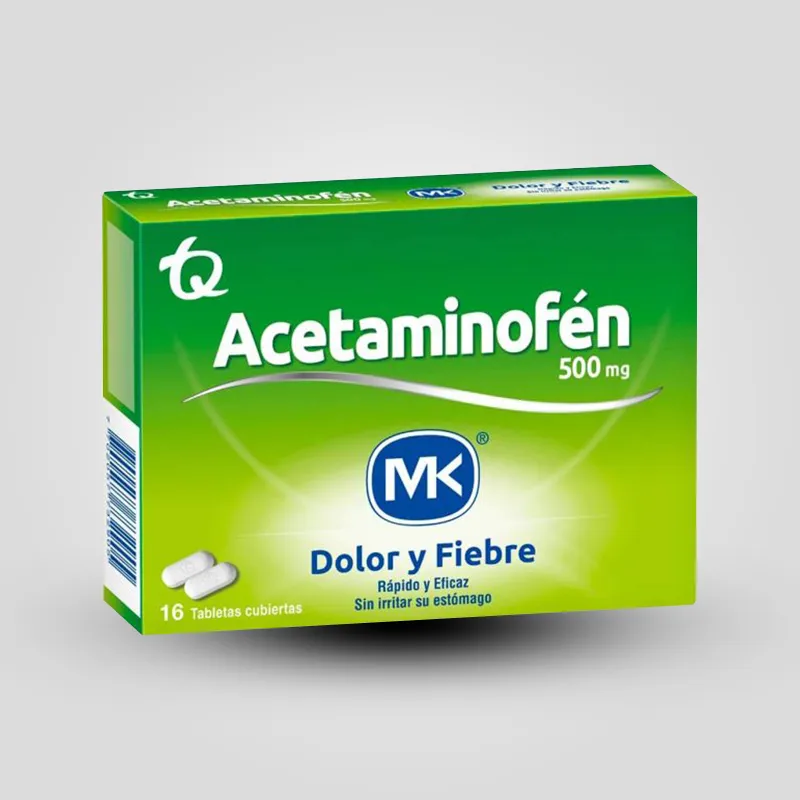 Acetaminofén en Caja